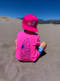 SOLID HOT PINK LOGO SNAPBACK - CUSTOMIZE YOUR LOGO COLOR