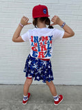 Patriotic Smiley Snapback