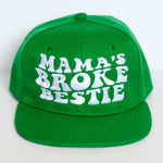 RTS YOUTH Green with White MAMA'S BROKE BESTIE Snapback