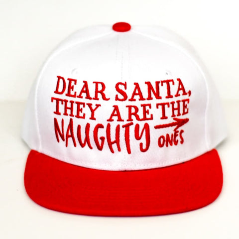 RTS YOUTH White/Red THEY ARE NAUGHTY Snapback