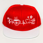 RTS YOUTH Red/White CHRISTMAS PULSE Snapback