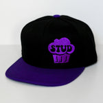 RTS YOUTH Black/Purple Stud Muffin Snapback