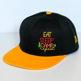 Eat Sleep Camp Repeat Snapback