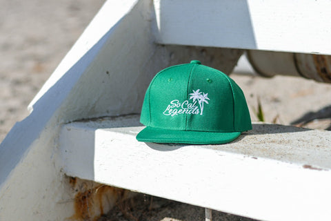 Kelly Green Logo Snapback - Customize your Logo Color