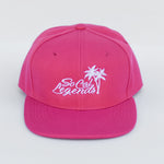 SOLID HOT PINK LOGO SNAPBACK - CUSTOMIZE YOUR LOGO COLOR