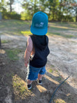 Solid Turquoise Logo Snapback - Customize your Logo Color