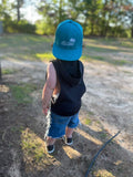 Solid Turquoise Logo Snapback - Customize your Logo Color