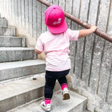 SOLID HOT PINK LOGO SNAPBACK - CUSTOMIZE YOUR LOGO COLOR