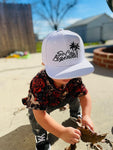 Solid White Logo Snapback - Customize your Logo Color