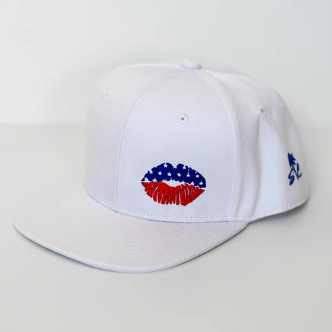 RTS YOUTH White PATRIOTIC KISS Snapback