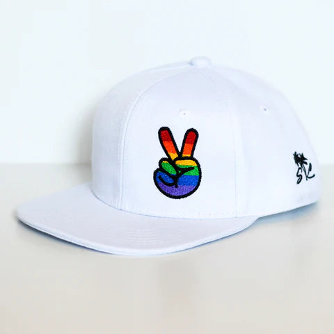 RTS YOUTH White PRIDE PEACE Snapback