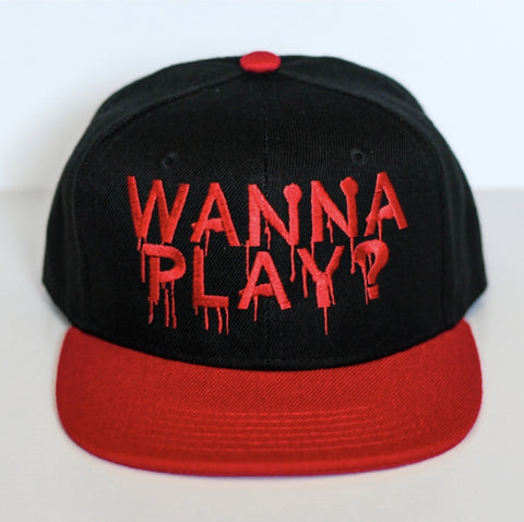 RTS TODDLER Black/Red Wanna Play? Snapback