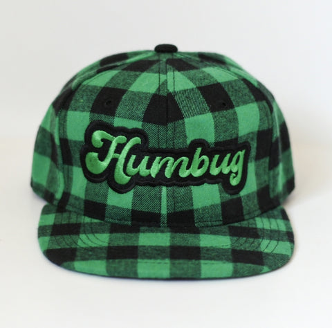 RTS YOUTH Green Plaid Humbug Snapback