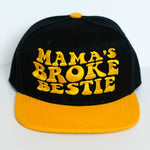 RTS YOUTH Black/Yellow with Yellow MAMA'S BROKE BESTIE Snapback