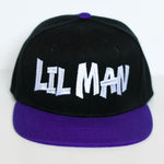 RTS YOUTH Black/Purple with White LIL MAN Snapback