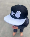 RTS TODDLER Black/White with White Jack Eyes Snapback