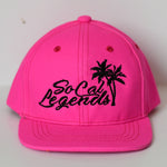 Neon Pink Logo Snapback