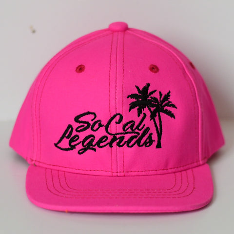 Neon Pink Logo Snapback