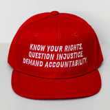 KNOW YOUR RIGHTS Snapback
