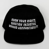 KNOW YOUR RIGHTS Snapback