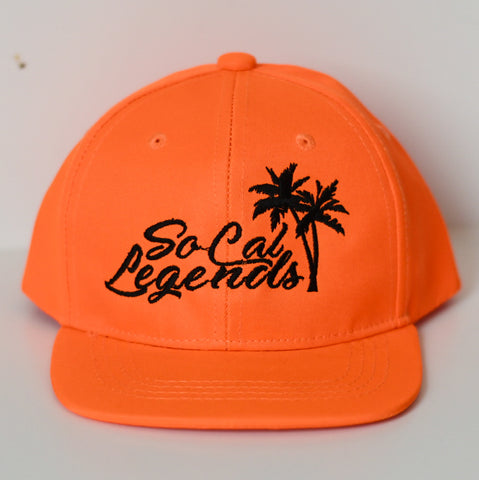 Neon Orange Logo Snapback