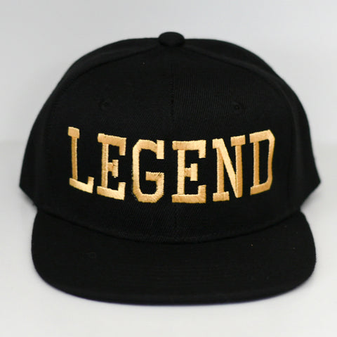 RTS Black with Gold LEGEND Snapback