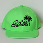 Neon Green Logo Snapback