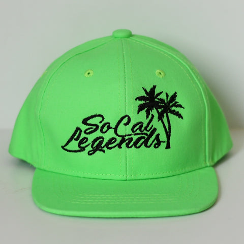 Neon Green Logo Snapback