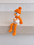Goose with Pie Flexi Shelf Sitter