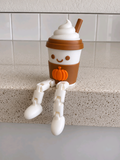 Pumpkin Latte Flexi Shelf Sitter