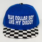 RTS YOUTH Blue/Checker BLUE COLLAR BOY LIKE MY DADDY Snapback