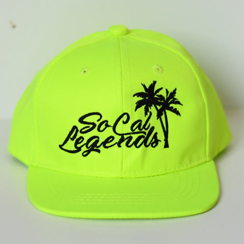 Neon Yellow Logo Snapback