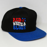 Red White & Bluey Snapback