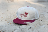 RTS ADULT Grey/Burgundy Logo Snapback