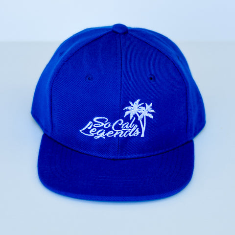 RTS YOUTH Blue with White Logo Snapback