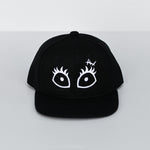 RTS YOUTH Black with White Sally Eyes Snapback