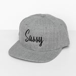 RTS Solid Grey with Black SASSY Snapback