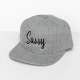 RTS Solid Grey with Black SASSY Snapback