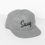 RTS Solid Grey with Black SASSY Snapback