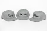 RTS Solid Grey with Black EXTRA Snapback