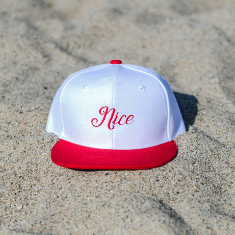 RTS YOUTH White/Red NICE Snapback