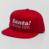 RTS YOUTH Red SANTA! I KNOW HIM Snapback