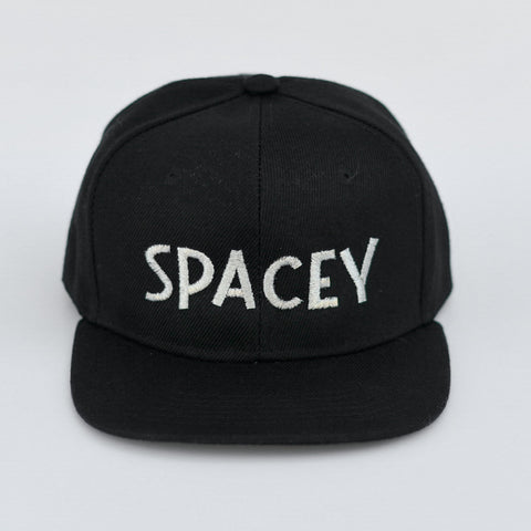 RTS Solid Black with Silver SPACEY Snapback