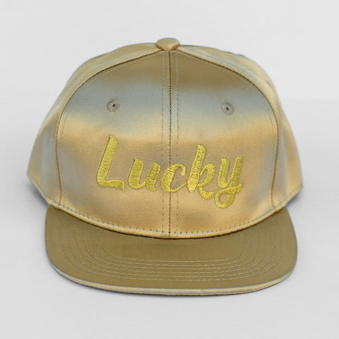 RTS Solid Gold with Gold LUCKY Snapback