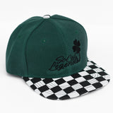 RTS YOUTH Forest Green/Checker SOCAL CLOVER LOGO Snapback