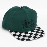 RTS YOUTH Forest Green/Checker PINCH PROOF Snapback