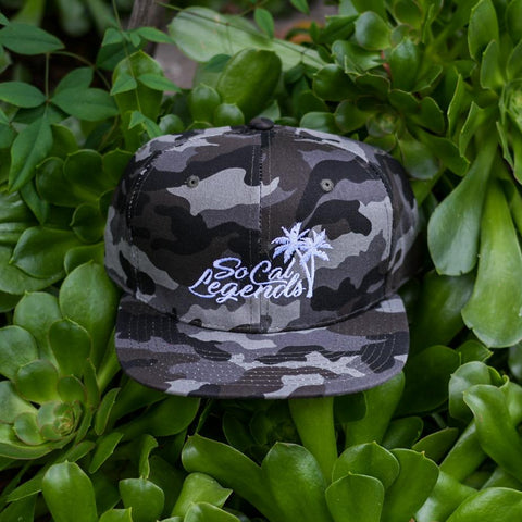 RTS Grey Camo Logo Snapback