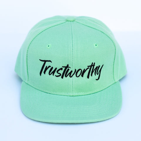 RTS Solid Mint TRUSTWORTHY Snapback