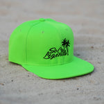 Neon Green Logo Snapback