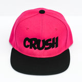 RTS YOUTH Pink/Black with Black CRUSH Snapback